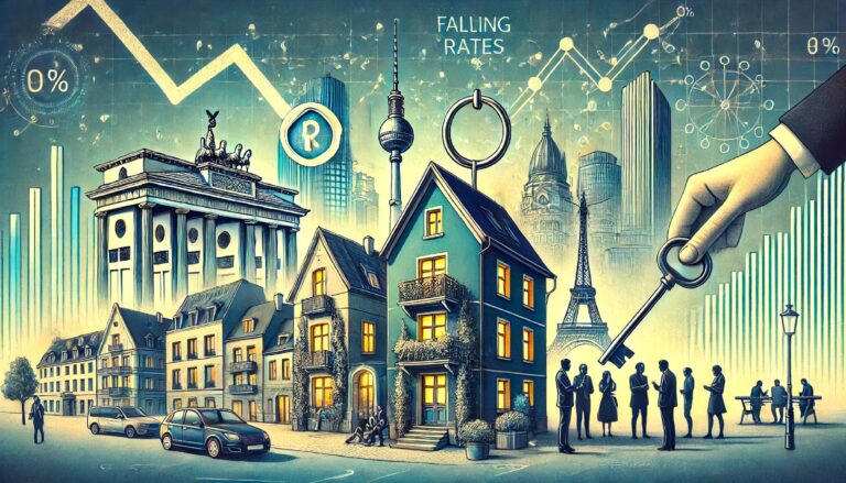 Les baisses des taux d’intérêt directeurs et leur impact sur l’immobilier européen en 2025